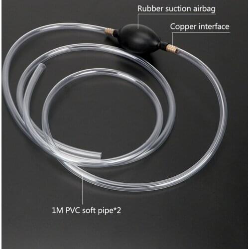 1PC Fuel Liquid Transfer Pump Manual Hand Pump Suction Oil Water Petrol Fuel Liquid Transfer Pump Pipe Home Use