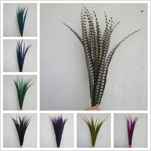 10pcs 32-36 inche/80-90cm natural Lady Amherst Pheasant Feather pheasant feathers for carnival party costumes cosplay decoration