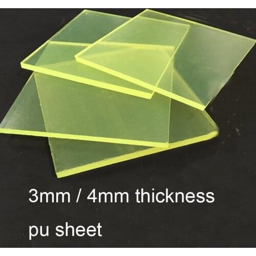 3mm 4mm Polyurethane plate PU panel pu sheet Optimal force glue board Elastic rubber sheet Oil-resistant plate vibration damper