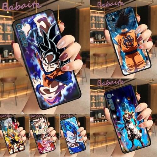 Anime Son Goku Phone Case for Motorola One Fusion G9 Play G8 Power Edge Plus G10 E6s G Stylus Tpu Soft Capa Cover