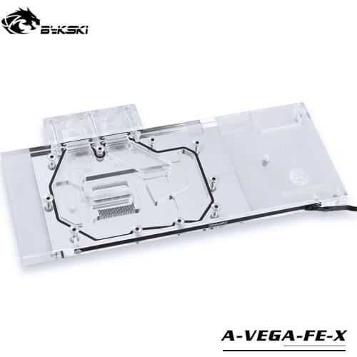 Bykski A-VEGA-FE-X, Full Cover Graphics Card Water Cooling Block RGB/RBW, for Founder Edition VEGA