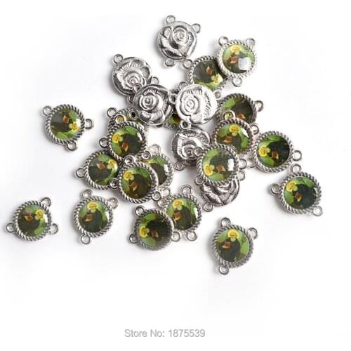Saint Benedict Rosary Centerpiece Alloy Connector Popular Religious Necklace Accessory