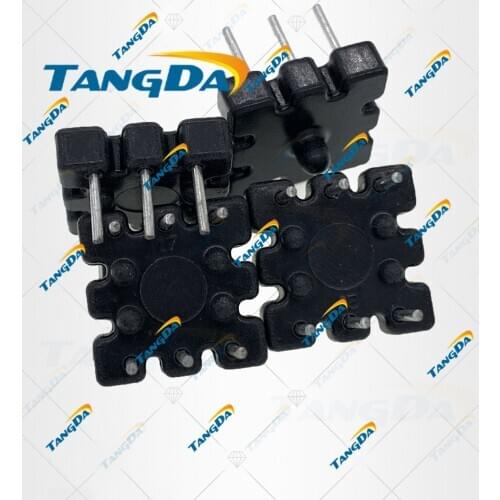 TANGDA bobbin base holder 13*13mm 3+3pin 6p transformer Common mode Choke Ferrite bead Inductor phenolic skeleton V