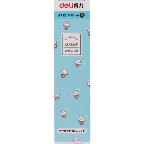 DL-A712 pen core/full syringe neutral pen core/write smooth and clear/student stationery
