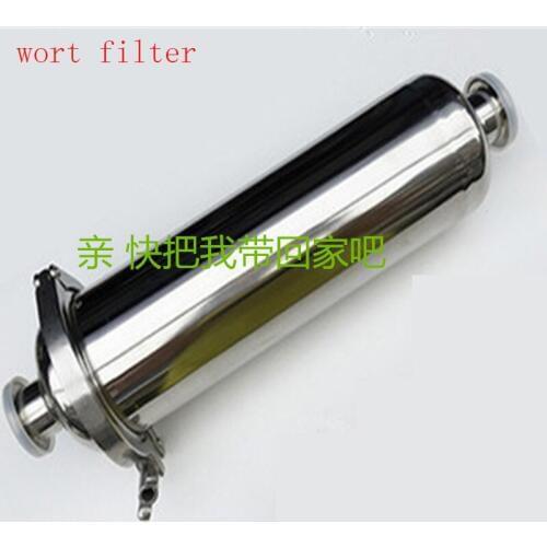 Long 375mm Tri Clamp Inline Strainer with 51mm Body 304 Stainless Steel