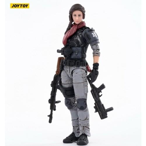 IN -STOCK JOYTOY 1/18 Action Figure Anime Female Soldier 37th Legion-Hermione And 04th Legion-Stina Free shipping