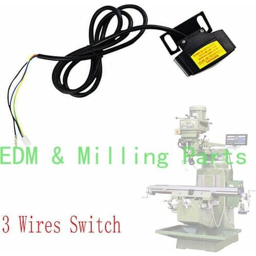 CNC Milling Machine Mill Machines Parts LIMIT SWITCH ASSEMBLY SERVO POWER FEED TYPE 3 Wires For Bridgeport Mill Part