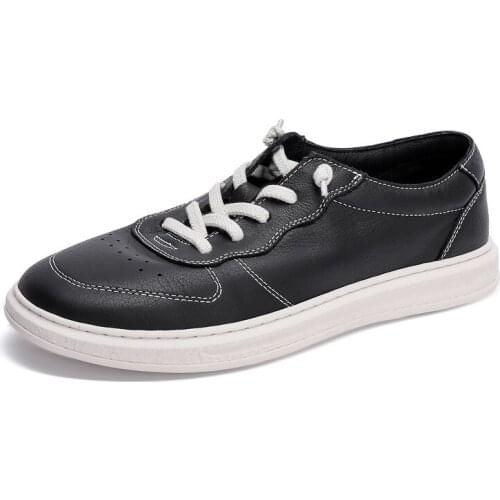 Fashion Leisure Shoes Spring Autumn Men Handmade Shoes Men Sneakers Luxury Brand All-match Cowhide Boots Men Casual Shoes