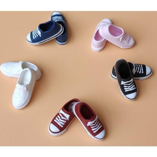 1 Pair 3.2cm blyth Licca Shoes Doll 1/6 Doll Sport Sneaker Shoes for blyh,licca,azone,kurhn doll accessories