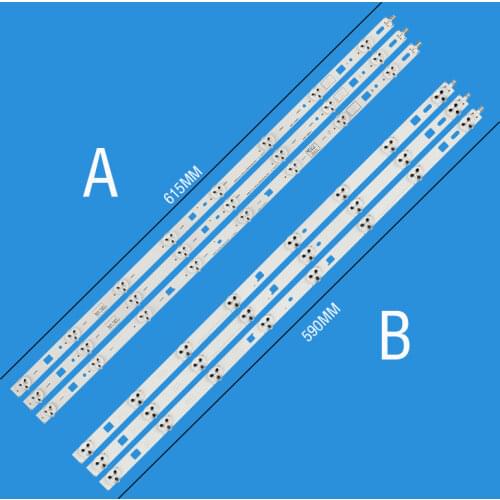New 8LED LED backlight strip for Sony 32"TV KDL-32R433B 32R435B 32R410B 32R420B 32R430B for LG INNOTEK 32INCH WXGA NDSOEM WA WB