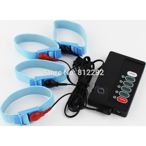 NEW Male Penis Extender Enlargement Electro Shock Sex Set Electrical stimulation Cock Rings Medical Sex Toys