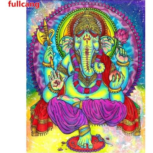 Full,Square,round,5d diy,Diamond painting,Shiva Psychedelic Ganesha paintings,mosaic full embroidery,Home decoration JX2433