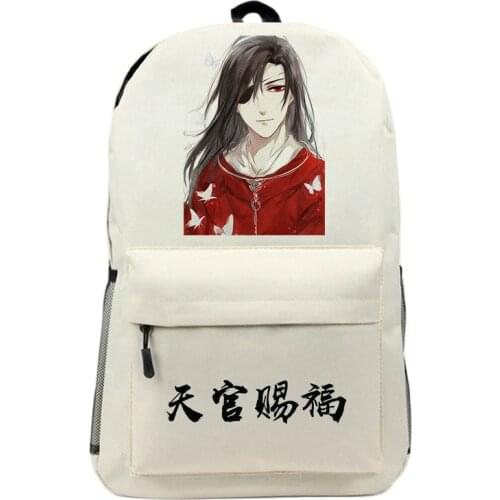 Anime Cartoon Heavenly God blesses the people Rucksack Casual School Student Backpacks