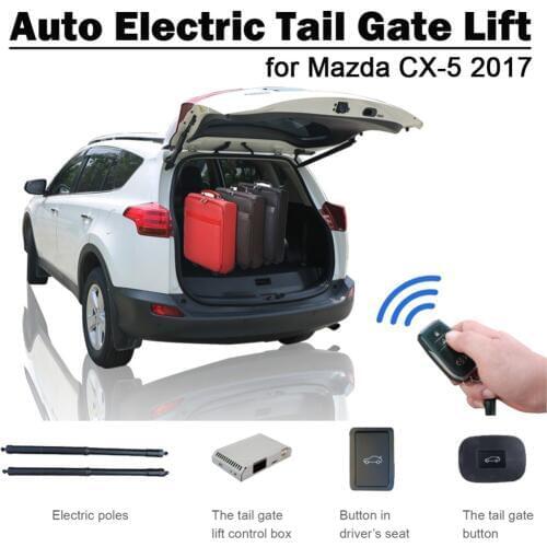 Smart Auto Electric Tail Gate Lift for Mazda CX-5 CX5 2017 Remote Control Drive Seat Button Control Set Height Avoid Pinch