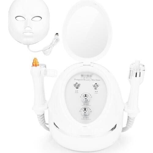 5 in 1 Facial Hydrafacial Microdermabrasion Vacuum Spray Skin Care Cold Hammer 7 Color LED Photon Elitzia ETAF1310