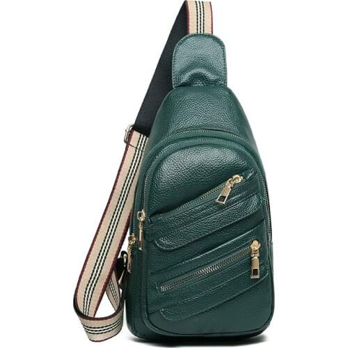 Large Capacity Waist Bag Fashion Women Fanny Pack Belt Bags New PU Leather Zipper Fanny Bum Belt Travel Crossbody Shoulder Pack