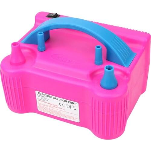 1PC balloon pump EU plug, air blower, air compressor, high pressure double hole electric balloon inflator pump