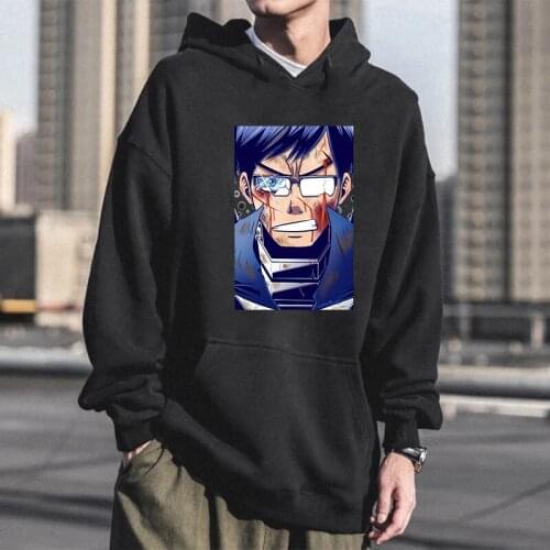 Funny Japan Anime My Hero Academia Tenya Iida Hoodies Men Fashion Cartoon Magna Cool Men Graphic Winter Casual Sweatshirt Tops