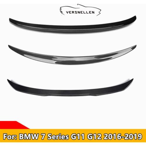 G11 Rear Spoiler Real Carbon Fiber Spoiler Wing Trunk Lip For BMW G11 G12 Coupe 2016 2017 2018 2019 740i 750i 750i Tail Spoiler