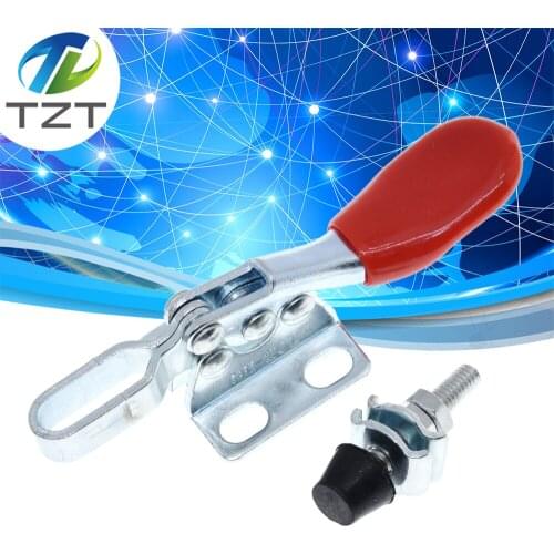 1PCS GH-201A Horizontal Toggle Clamp Quick-Release Toggle Clamps Set 27KG Vertical Toggle Clamp Hand Clip Tool