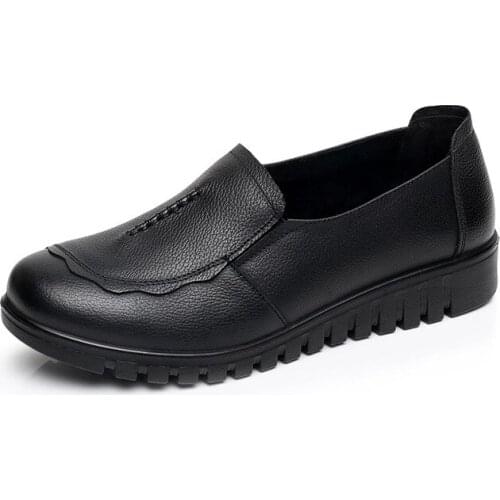 2021 New WomenS Flat Shoes Spring Ladies Genuine Leather Casual Shoes For Female Fashion Woman Sneakers 35 36 37 38 39 40 41