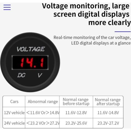 3 Gang Switch Panel with 12V-24V Voltmeter USB Charger for Truck Marine