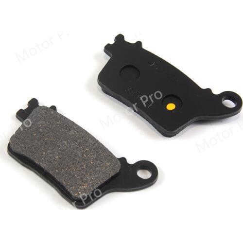 Motorcycle Accessories Organic Rear Brake Pads For HONDA CB600 FC CBR600 FB CBR600RR Hannspree CBR 1000 CBR1000RR ABS Fireblade