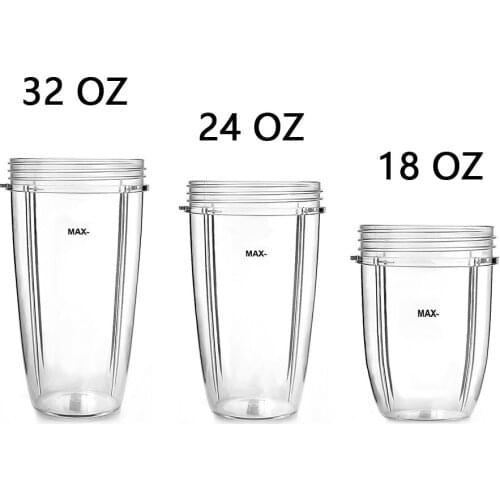 24/32oz Juicer Cup Mug Transparent Replacement Cup for Nutribullet Juicer Parts Juice Extractor Mug Cup 600W/900W