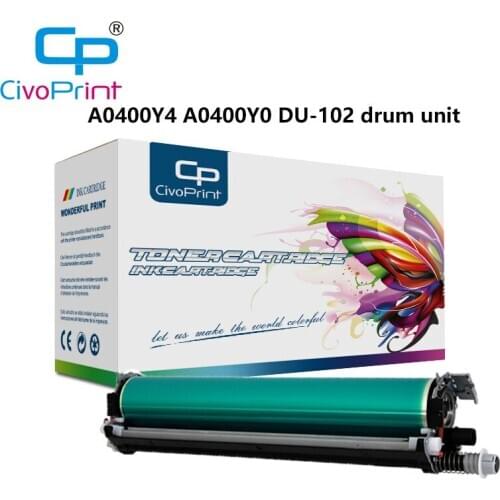 Civoprint Drum Unit Black/Color for Konica Minolta Bizhub Pro C5500 C5501 C6500 C6501 A0400Y4, A0400Y0, DU-102, DU-102C, DU102