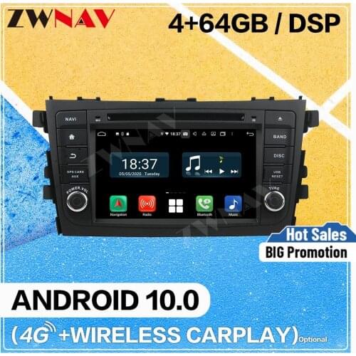 DSP Carplay Android 10 Screen Car Multimedia DVD Player for SUZUKI ALTO CELERIO CULTUS 2015 2016 GPS Navi Radio Stereo Head Unit