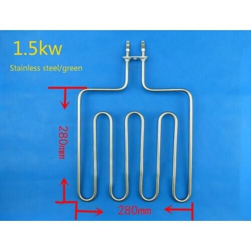 Sauna electric tube sauna straight element tubular heater elements air heating elements green stainless straight pipe 1.5/ 2/3kw
