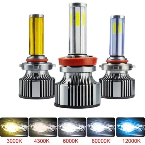 2pcs 16000LM Canbus H4 H7 H1 LED Car Headlight H8 H9 H11 9005 9006 9012 ar Styling Auto Headlamp Fog Light Bulbs 12V 24V