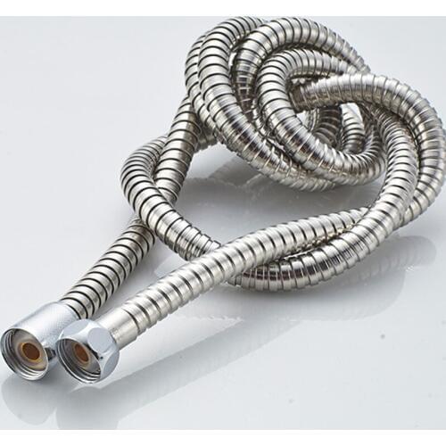 Good quality 1.5M Flexible Shower Hose Heater Water Head Pipe Chrome For Shower Head Accessories