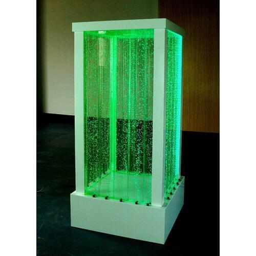 Customization:Sifang water column screen,acrylic water column,LED colorful color,water dance bubble screen,water curtain sc