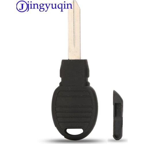 Jingyuqin Transponder Chip Car Key Shell Cover Case For Chrysler Dodge For Jeep Blank Key Cover Blade -Y170 Replacement