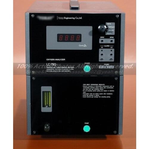 TORAY OXYGEN ANALYZER LC-750/PC-120 Used in good condition With Free DHL / EMS
