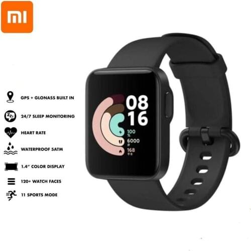 Original Redmi Watch Wristband Fitness Heart Rate Sleep Monitor Tracker 1.4" HD Color Touch Screen 5ATM Waterproof Smart Watch