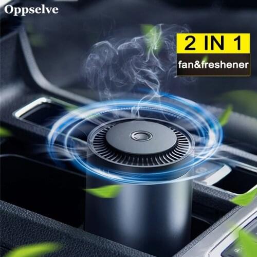 Car Air Purifier Fan for Home Air Cleaner Aromatherapy for Car Diffuser Fan With Formaldehyde Purification for Car Homes Office
