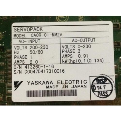 Servo driver CACR-01-MM2A , Used one , 90% appearance new , 3 months warranty , in stock