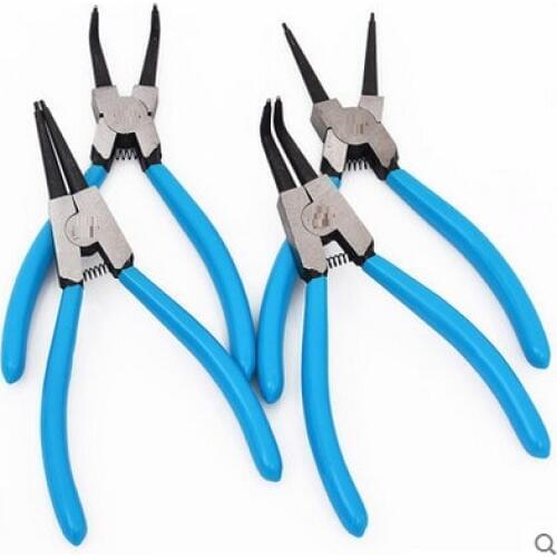 6"--7" Circlip long nose pliers, retainer, spring clip forcep, auto truck repairing hand tool hardware