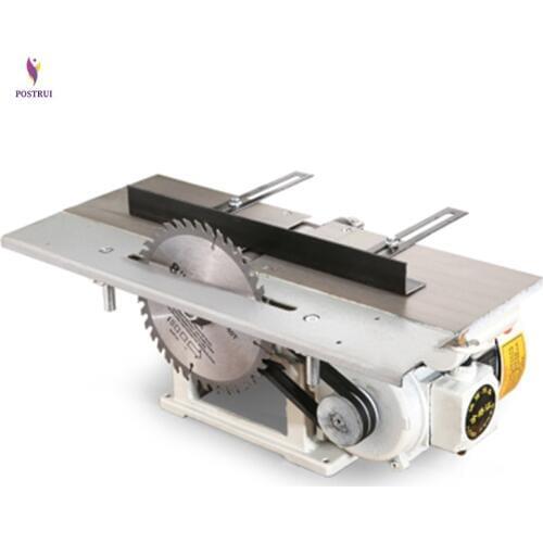 220V 2800r/min Multifunctional Woodworking Saws Desktop Electric 120A Wood Planer Planing Machine With Backing and 1.3KW Motor