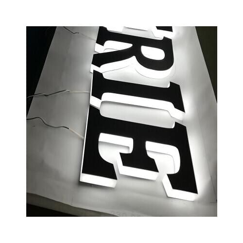 LED outdoor light 3D Acrylic lights waterproof side full lit letter sign for shop decoration