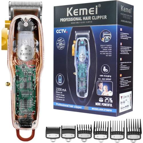 Original professional 100-240V adjustable electric hair trimmer barber shop taper lever hair clipper finishing haircut home