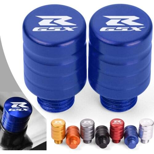 Universal M8 M10X1.25 Motorcycle CNC Mirror Hole Plug Screw With Logo For Suzuki HAYABUSA GSXR1300 GSXR 1100 1000 750 600 400