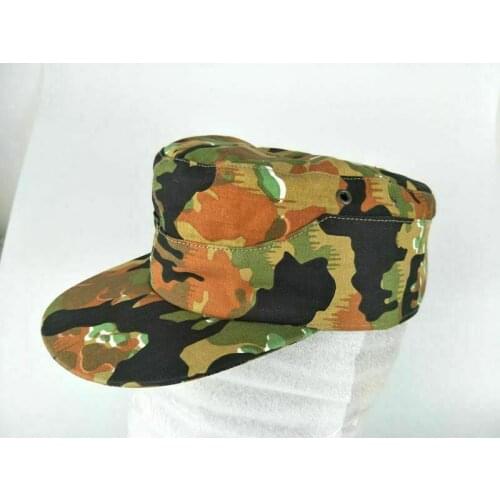 WWII German Army Soldier Leibermuster Camo WW2 Military Field Cap Reproduction Military WW2