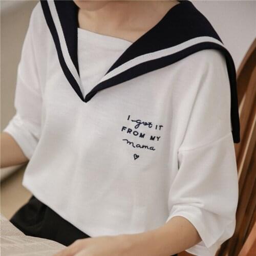 Women Summer Casual Letters Print T-shirts 2021 New Preppy Style Crew Collar Short Sleeve Tshirt Women Harajuku Tops Streetwear