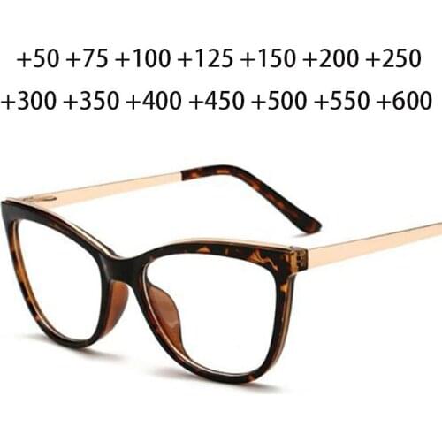Women Reading Glasses Fashion Cat Eye Sexy Retro Presbyopic Lens Magnifier Eyewear +1.0 +1.5 +2.0 +2.5 +3.5 +4.0 To +6.0