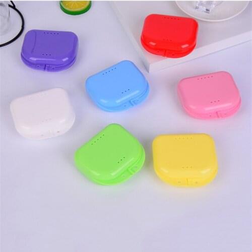 Dental False Teeth Appliance Container Storage Boxes Dentures Cleaner Levert Denture Bath Storage Box Case Dropship