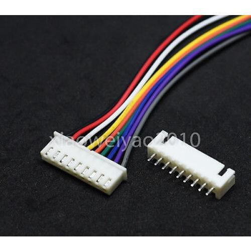 10 sets 9P Straight Plug XH2.54 2.54mm Pin Wire Cable Length = 30cm