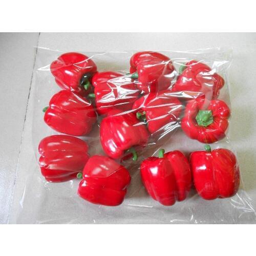 8cm RED PEPPER Simulation fruit Mini Fruit model simulation fruit vegetable set fake fruit decorative accessories